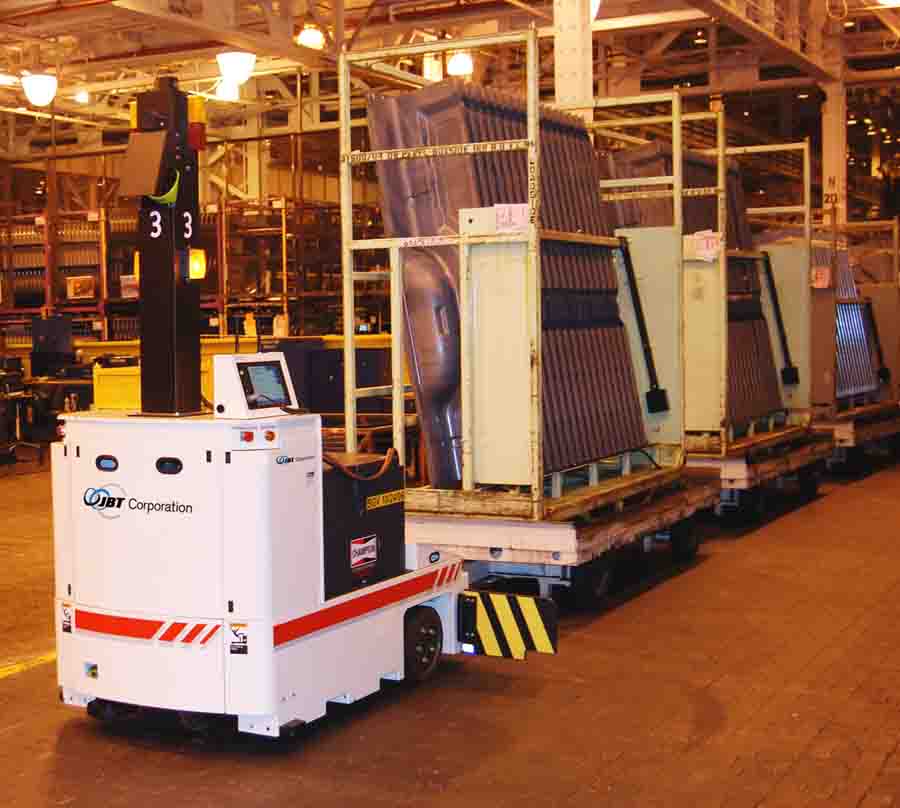 Picture of an AGV Tugger