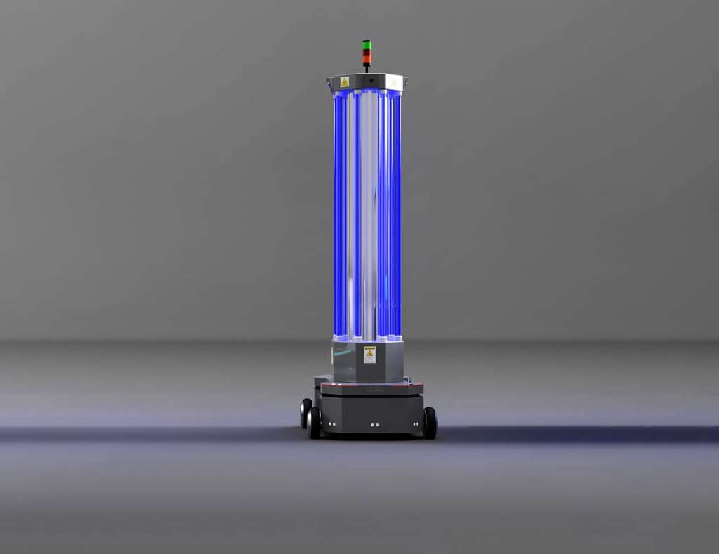 The Anscer Robotics UV disinfection AMR
