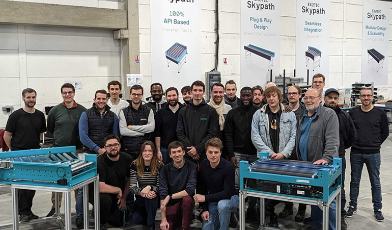 Exotec celebrates opening of Croix factory
