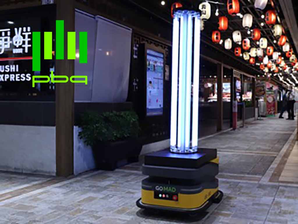 PBA UV Robot in a mall