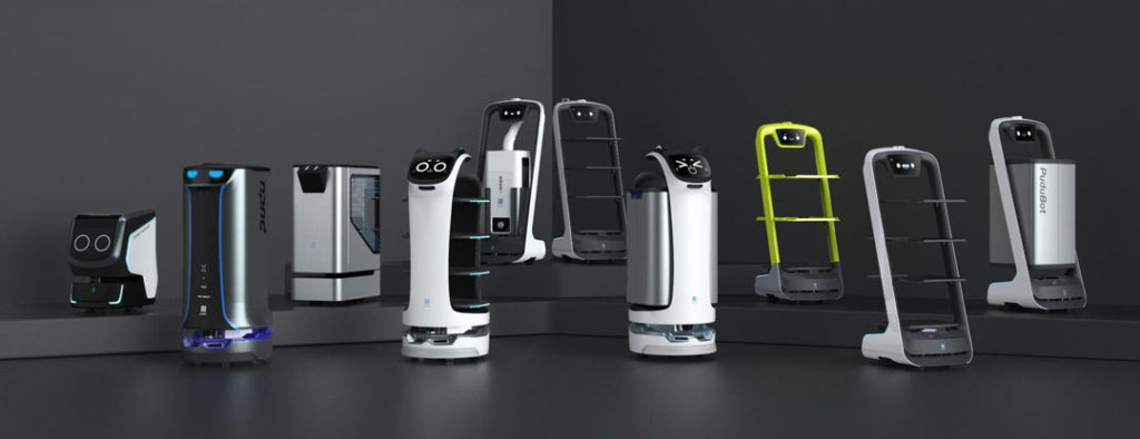 The complete lineup of Pudu robots
