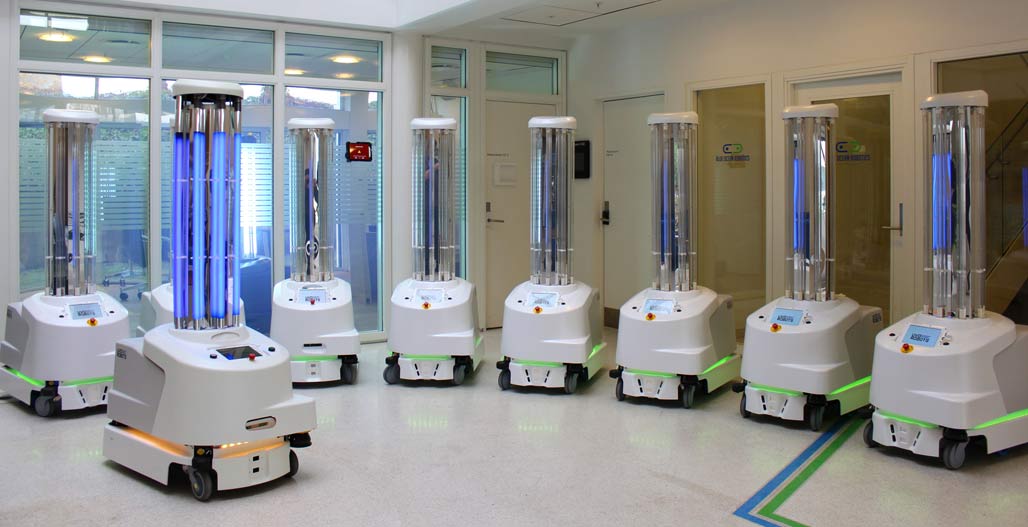 Robots ready to ship to fight coronavirus
