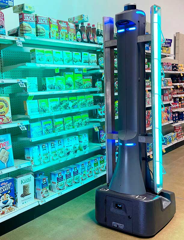 The Basdger UV Disinfect robot