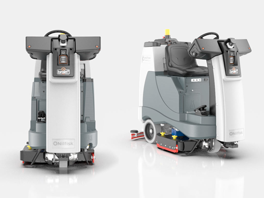 The SC60 is the first Nilfisk machine to be powered by BrainOS®