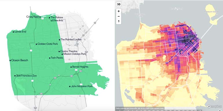 Reddit Waymo San Francisco map