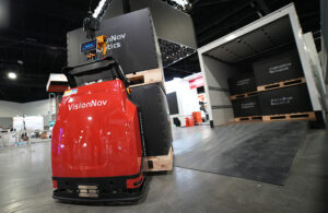 VisionNav VNST20 PRO demo at MODEX in March 2024.