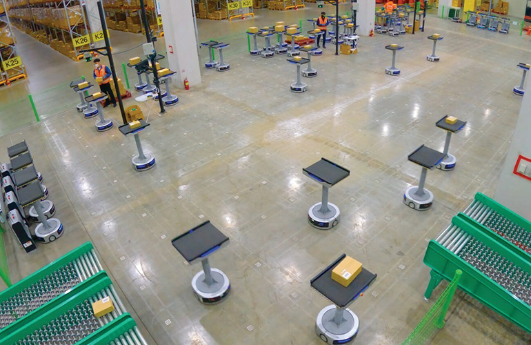 Toll Group has deployed PopPick sortation robots in a South Korean facility.