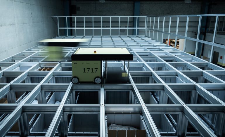 Pio uses AutoStore's ASRS technology.