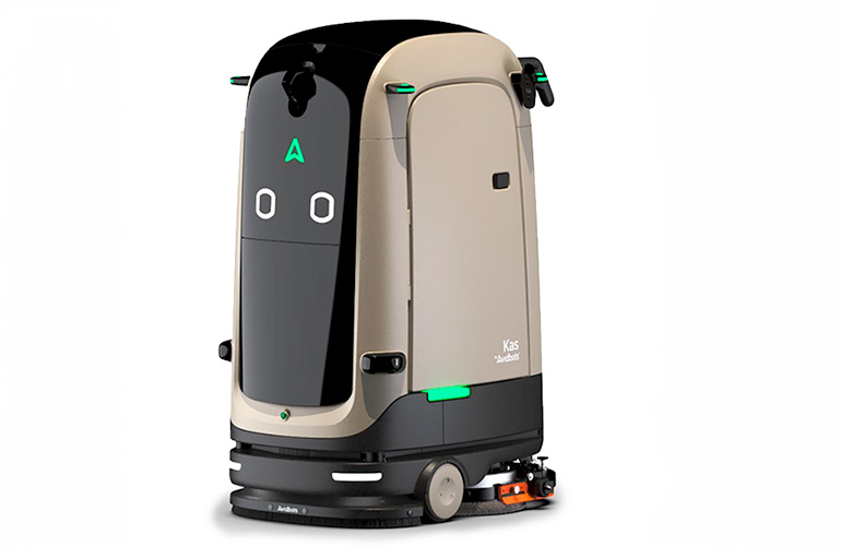 hero image of Avidbots Kas autonomous floor scrubber.