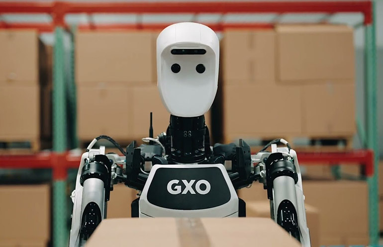Apptronik's Apollo humanioid is being tested with GXO Logistics.
