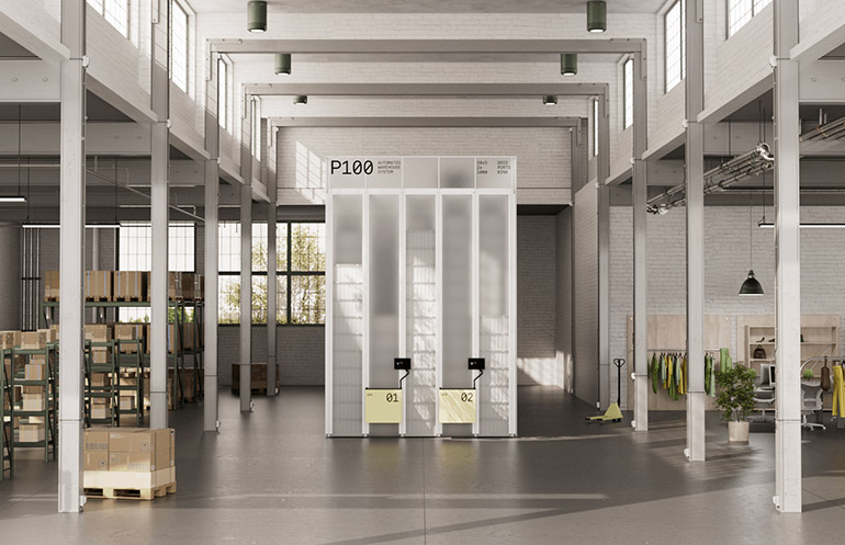The Pio P100 is designed to improve storage efficiency and product throughput.