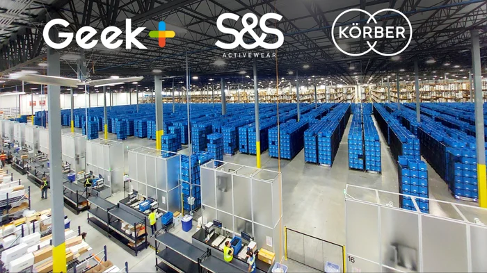 S&S Activewear uses software and services from Körber and robots from Geek+.
