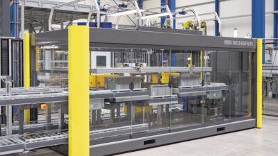 SSI Schaefer's Piece Picking module, which uses a gantry, won Stationary System of the Year. Source: IFOY