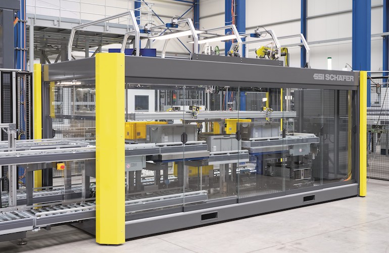 SSI Schaefer's Piece Picking module, which uses a gantry, won IFOY Stationary System of the Year.
