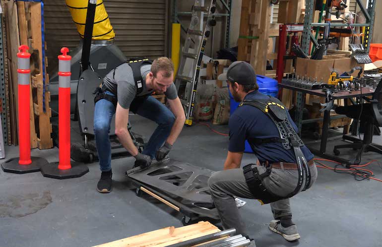 Passive exosuits can be worn for entire shifts, improving ergonomics and productivity, says HeroWear.
