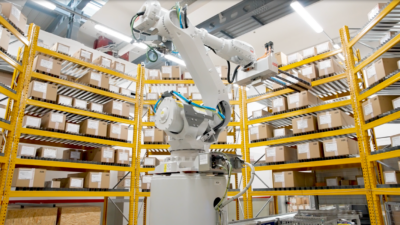 The ABB OmniVance FlexBuffer System is a fully automated storage and retrieval system.