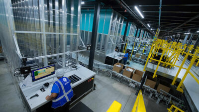 Bastian's Exacta software is integrated with 320 AutoStore robots the GEODIS site in Ohio.