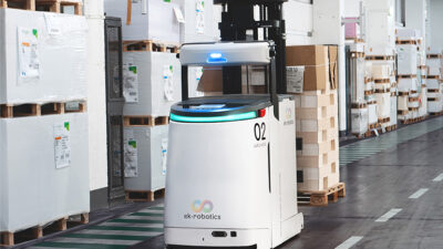 An image of ek robotics' VARIO MOVE agv.