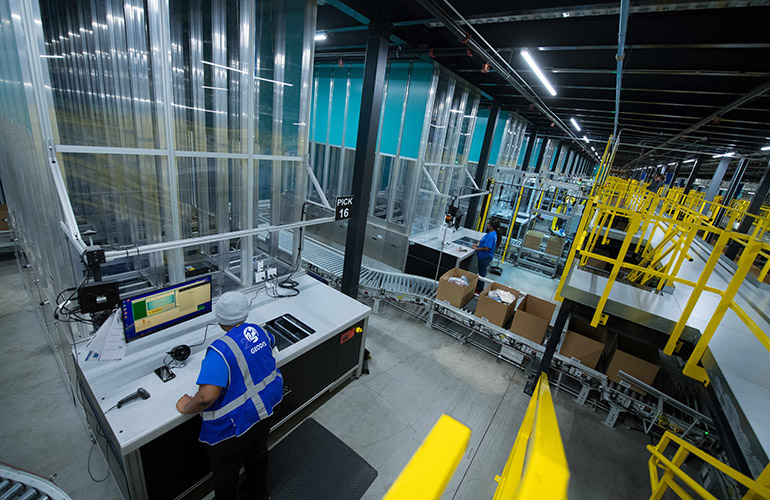 3PLs such as Geodis are using automated storage and retrieval to improve working conditions. Source: AutoStore