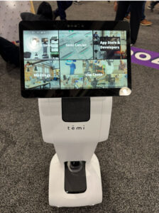 The Temi service robot at NRF 2025.