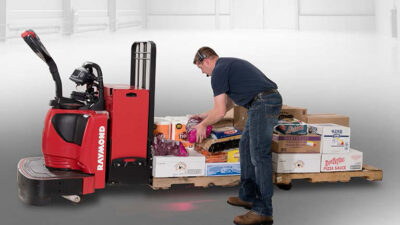 Raymond will demonstrate the Pick2Pallet LED Light System and other material handling systems.