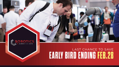 Register before Feb. 28 to take advantage of early bird prices for the 2025 Robotics Summit & Expo in Boston.