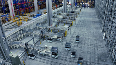 Bowoo System and Hai said their partnership has elevated warehouse automation, as seen in this Hai Robotics ASRS.