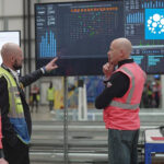 LocusLABS, with its team shown here, is developing software such as LocusINTELLIGENCE to help warehouses.