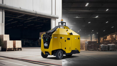 The Sherpa Tug is designed to operate both indoors and outdoors, says Ati Motors.