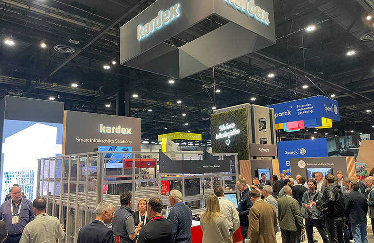 Kardex displayed several enhanced or new offerings at ProMat 2025.