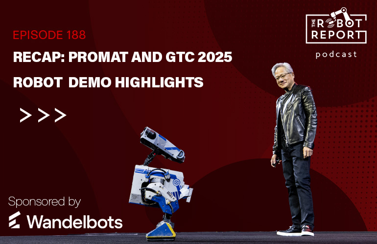 Disney Engineering's BDX robot was at GTC 2025. GTC and ProMat highlights were the theme of The Robot Report Podcast Episode 188.