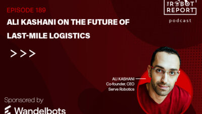 Episode 189 of The Robot Report Podcast features the CEO of Serve Robotics.