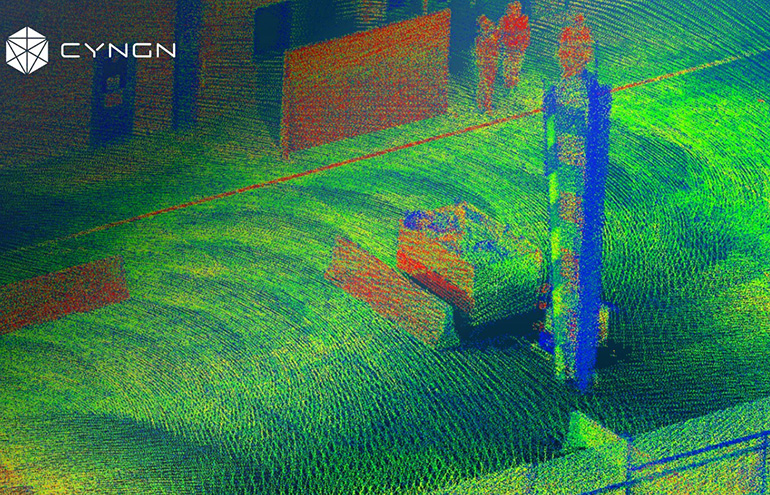 A navigation point cloud for autonomous systems. Cyngn said its 22nd U.S. patent covers its cloud and AI approach for autonomous vehicles.