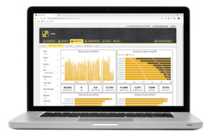 The Hyster Tracker interface, revised in April 2025.