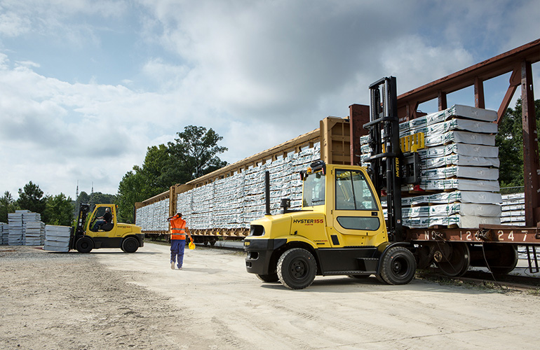 Hyster pedestrian camera.