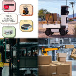 Four images representing the top stories on Automated Warehouse this month.