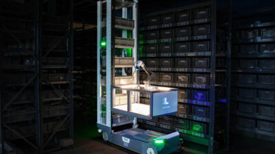 Locus Array takes a robot-to-goods approach to warehouse automation.