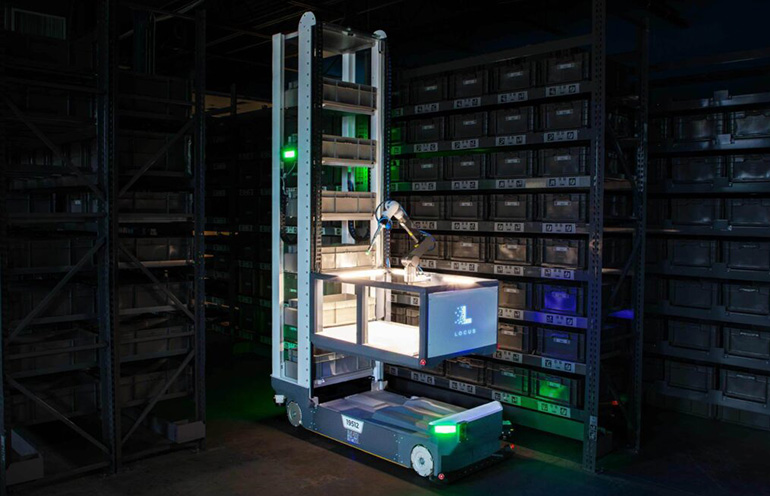Locus Array takes a robot-to-goods approach to warehouse automation.