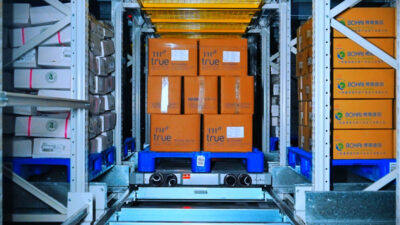 Geekplus' pallet-to-person system.