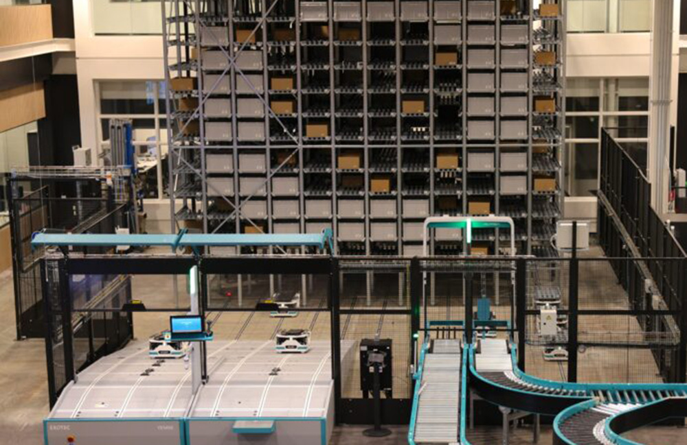 Exotec will demonstrate its Skypod system, shown here, at its new Exostudio in Atlanta.