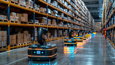Next-generation robots for warehouses need a reliable gearbox and other components.