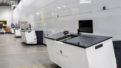 NodexX, shown here, was Attabotics' ergonomic picking station for its automated storage system. The company has declared brankruptcy.