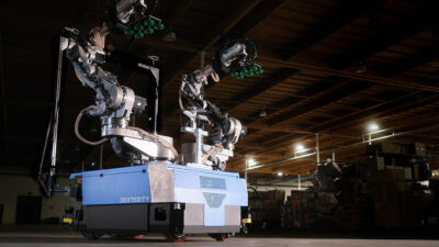 Dexterity's Mech Mobile manipulator.
