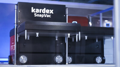 Kardex's SnapVac automated cleaning system.