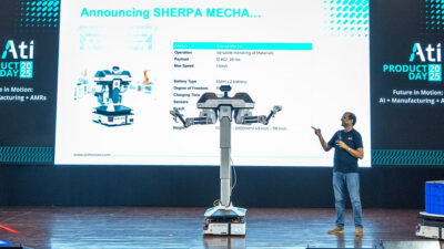 The Sherpa Mecha robot.