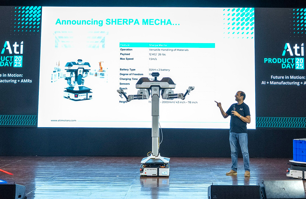 The Sherpa Mecha robot from Ati Motors.