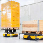 Dematic provides AMRs for goods-to-person order fulfillment and point-to-point transport.