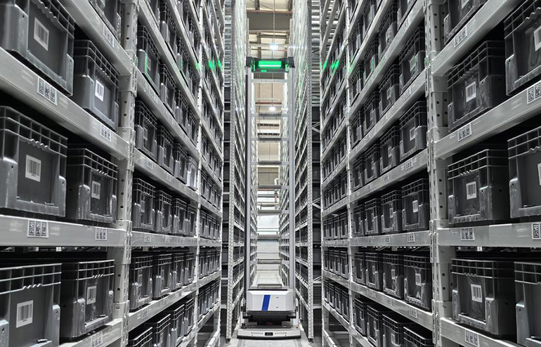 By validating compliance with international cybersecurity standards, users can be assured that their warehouse automation such as this ASRS will be reliable, says Hai Robotics.