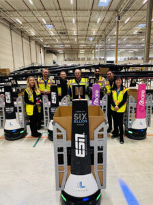 Locus executives celebrated the company's 6 billionth robot-assisted pick.