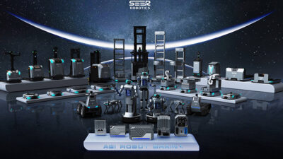 SEER Robotics will show its growing product line, shown here, at CeMAT Asia 2025.
